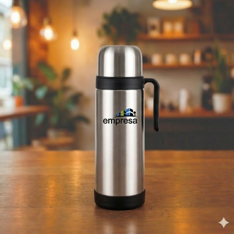 Termo con Manija Estampado